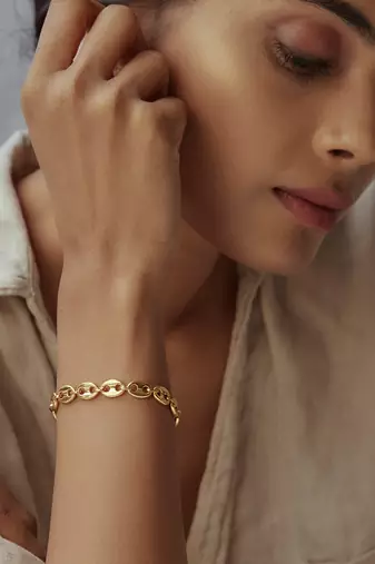 Gold tuscany bracelet