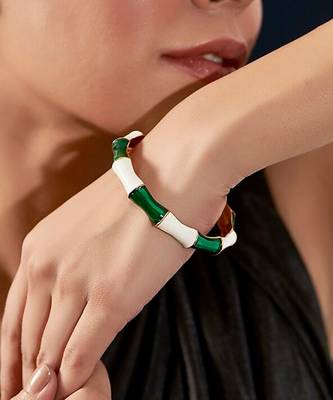 Green shakti green bangle 1