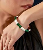 Green shakti green bangle