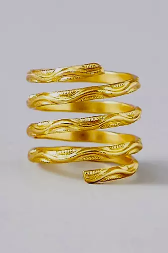 Gold spiti ring