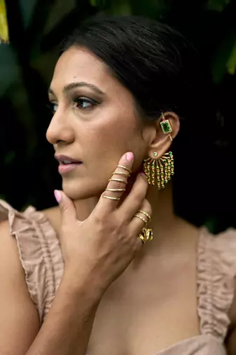 Gold spiti ring