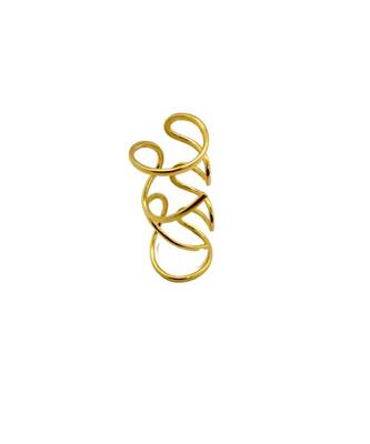 Gold complicated ring 3