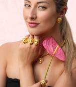 Gold huli tiger ring