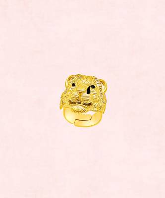 Gold huli tiger ring 3