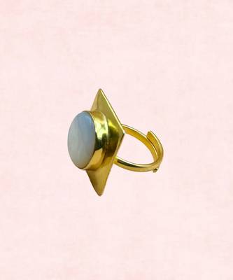White mother of pearl ring 3