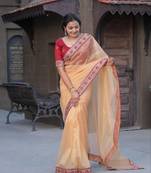  Pure Soft Tissue Zari Base Saree