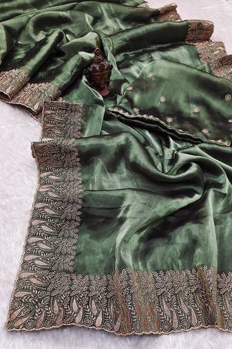  Pure Soft Burbury Silk Saree