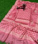 Bhagalpuri Katan Slub Dress Material 