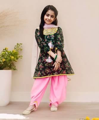 Printed kurti with salwar 1