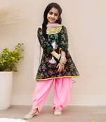 Printed kurti with salwar