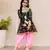 Printed kurti with salwar