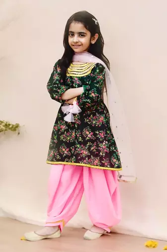 Printed kurti with salwar