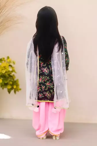 Printed kurti with salwar