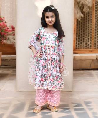 Printed kurti with plazzo 1
