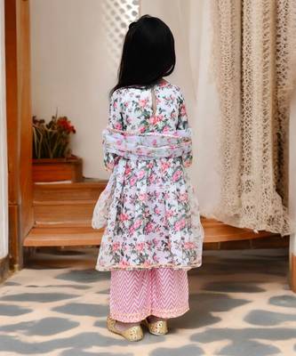 Printed kurti with plazzo 3