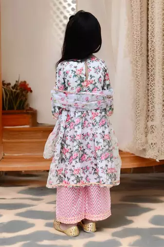 Printed kurti with plazzo