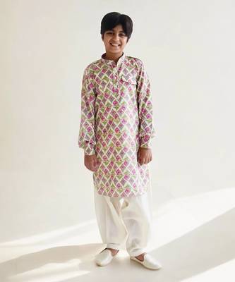 Printed kurta with salwar 1