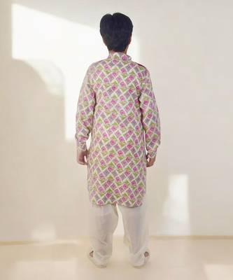 Printed kurta with salwar 3