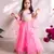 Pink Wedding Lehenga Choli for Kids
