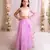 Pink and Purple Chanderi Sequin Embroidered Girls' Lehenga 
