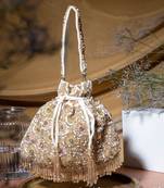 White gold oishi potli