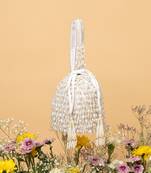 White veda bucket bag