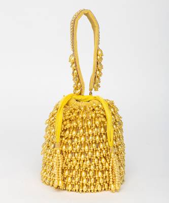 Yellow veda bucket bag 2