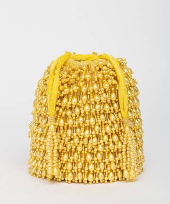 Yellow veda bucket bag 3