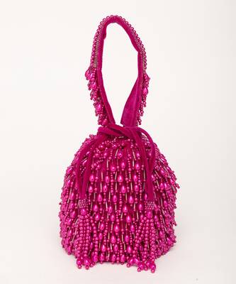 Magenta veda bucket bag 2