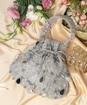 Silver grey zuri potli 1
