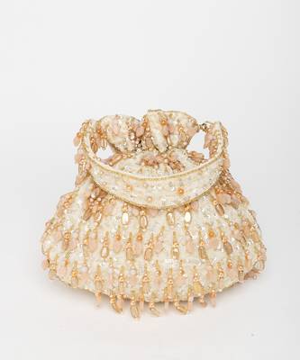 Beige -gold avelia potli 3