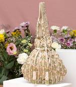 Fawn-green avelia potli