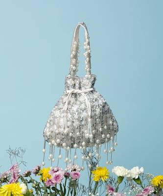 Silver grey anmol potli 1