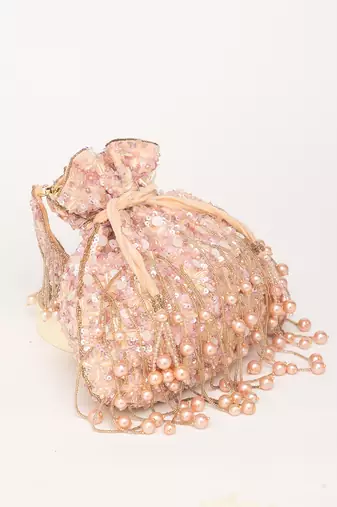 Rose-gold anmol potli