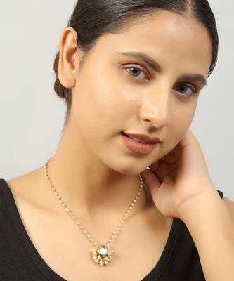 Kundan drop necklace 1