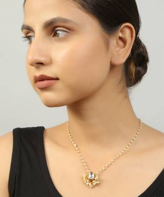 Kundan drop necklace 2