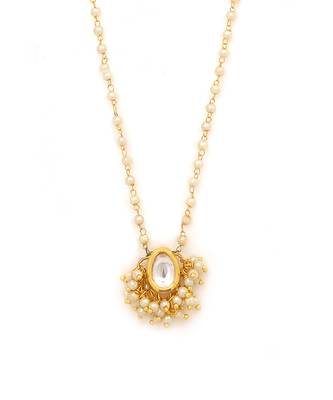 Kundan drop necklace 4