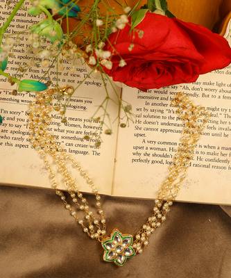 Floral kundan choker 5