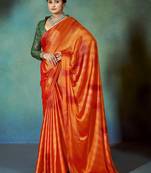 Beautiful Bandhej Print Moss Chiffon With Siroski Work Border Saree & Tassles