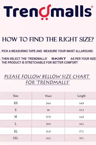 Trendmalls Peach Plain Solid Nylon Soft Mini Skirts for women
