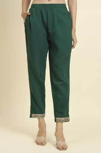 Vredevogel women's silk blend embroidered kurta with pant & dupatta set