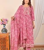 Maroon beautiful readymade plus size dress for ethnic looks