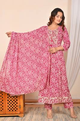 Maroon beautiful readymade plus size dress for ethnic looks 4