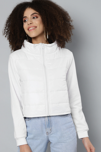 White plain polyester jackets