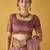 Pink color tusser silk fabric batik printed saree jacquard woven