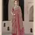 Pink sigma silk ajrakh printed traditional print saree