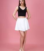 beige solid nylon soft  petticoat skirts for women saree silhouette shape wear dress for saree shapewear