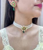 Multicolor Kundan Choker Set