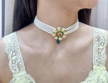 Multicolor Kundan Choker Set 2