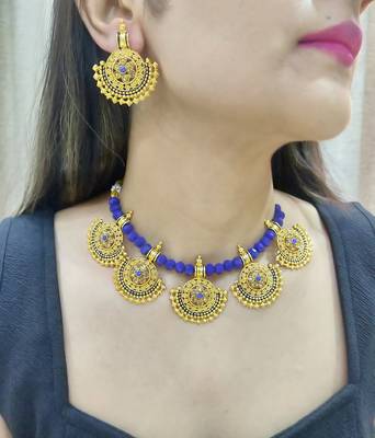 Evaanya Blue Necklace Set 1